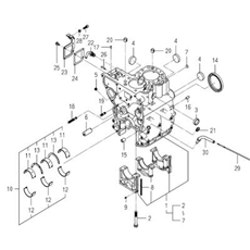ENGINE (E269G) SXG15 (F2 & C-TYPE)(1782-095-200-00) spare parts